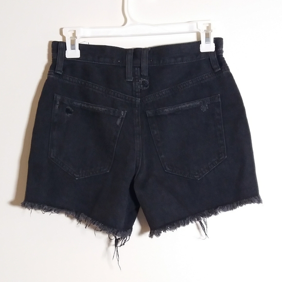 We the Free Washed Black Cut Off Shorts - Picture 2 of 8